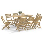 vidaXL Scaune grădină pliante 8 buc. 48,5x61,5x87 cm lemn masiv acacia vidaXL Scaune grădină pliante 8 buc. 48,5x61,5x87 cm lemn masiv acacia