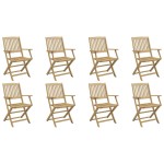 vidaXL Scaune grădină pliabile 8 buc. 54,5x58x90 cm lemn masiv acacia vidaXL Scaune grădină pliabile 8 buc. 54,5x58x90 cm lemn masiv acacia