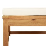 vidaXL Set mobilier grădină cu perne, 6 piese, lemn masiv acacia