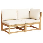 vidaXL Set mobilier grădină cu perne, 9 piese, lemn masiv acacia vidaXL Set mobilier grădină cu perne, 9 piese, lemn masiv acacia