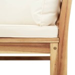 vidaXL Set mobilier grădină cu perne, 9 piese, lemn masiv acacia vidaXL Set mobilier grădină cu perne, 9 piese, lemn masiv acacia