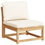 vidaXL Set mobilier grădină cu perne, 7 piese, lemn masiv acacia