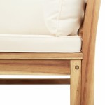 vidaXL Set mobilier grădină cu perne, 7 piese, lemn masiv acacia