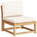 vidaXL Set mobilier de grădină cu perne, 5 buc., lemn masiv acacia vidaXL Set mobilier de grădină cu perne, 5 buc., lemn masiv acacia