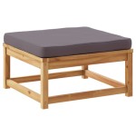 vidaXL Set mobilier grădină cu perne, 7 piese, lemn masiv acacia