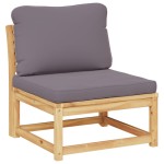 vidaXL Set mobilier grădină cu perne, 7 piese, lemn masiv acacia