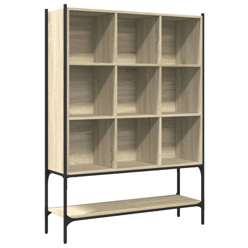 vidaXL Bibliotecă, stejar sonoma, 102x30x141,5 cm, lemn prelucrat