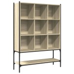 vidaXL Bibliotecă, stejar sonoma, 102x30x141,5 cm, lemn prelucrat vidaXL Bibliotecă, stejar sonoma, 102x30x141,5 cm, lemn prelucrat