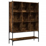 vidaXL Bibliotecă, stejar fumuriu, 102x30x141,5 cm, lemn prelucrat vidaXL Bibliotecă, stejar fumuriu, 102x30x141,5 cm, lemn prelucrat