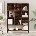 vidaXL Bibliotecă, stejar fumuriu, 102x30x141,5 cm, lemn prelucrat vidaXL Bibliotecă, stejar fumuriu, 102x30x141,5 cm, lemn prelucrat