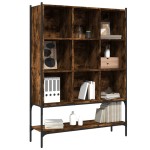vidaXL Bibliotecă, stejar fumuriu, 102x30x141,5 cm, lemn prelucrat vidaXL Bibliotecă, stejar fumuriu, 102x30x141,5 cm, lemn prelucrat