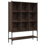 vidaXL Bibliotecă, stejar maro, 102x30x141,5 cm, lemn prelucrat