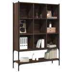 vidaXL Bibliotecă, stejar maro, 102x30x141,5 cm, lemn prelucrat