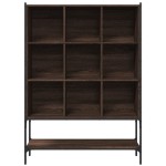 vidaXL Bibliotecă, stejar maro, 102x30x141,5 cm, lemn prelucrat