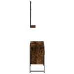 vidaXL Set dulapuri de baie, 2 piese, stejar afumat, lemn prelucrat vidaXL Set dulapuri de baie, 2 piese, stejar afumat, lemn prelucrat