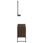 vidaXL Set dulapuri de baie, 2 piese, stejar maro, lemn prelucrat vidaXL Set dulapuri de baie, 2 piese, stejar maro, lemn prelucrat