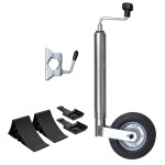 vidaXL Roată de manevră 48 mm cu 1 clemă despicată și pene de roată vidaXL Roată de manevră 48 mm cu 1 clemă despicată și pene de roată