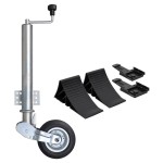 vidaXL Roată de manevră remorcă, 60 mm, cu pene de roată vidaXL Roată de manevră remorcă, 60 mm, cu pene de roată