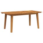 vidaXL Set de scaune și masă de 4 - Lemn de acacia bej