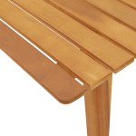 vidaXL Set de scaune și masă de grădină de 5 piese - Lemn de acacia negru