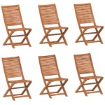 vidaXL Scaune grădină pliabile 6 buc. 51x66x95 cm lemn masiv acacia vidaXL Scaune grădină pliabile 6 buc. 51x66x95 cm lemn masiv acacia