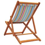 vidaXL Scaune de plajă pliante, 2 buc., multicolor, material textil vidaXL Scaune de plajă pliante, 2 buc., multicolor, material textil