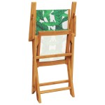 vidaXL Scaune de grădină pliabile 6 buc., textil verde/lemn masiv vidaXL Scaune de grădină pliabile 6 buc., textil verde/lemn masiv