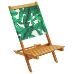 vidaXL Scaune de grădină pliabile 4 buc., textil verde/lemn masiv