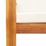 vidaXL Set canapele de grădină cu perne, 4 piese, lemn masiv de acacia vidaXL Set canapele de grădină cu perne, 4 piese, lemn masiv de acacia