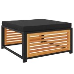 vidaXL Set canapele de grădină cu perne, 4 piese, lemn masiv de acacia vidaXL Set canapele de grădină cu perne, 4 piese, lemn masiv de acacia