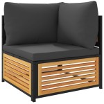 vidaXL Set canapele de grădină cu perne, 4 piese, lemn masiv de acacia vidaXL Set canapele de grădină cu perne, 4 piese, lemn masiv de acacia