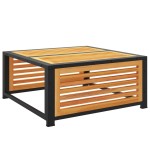 vidaXL Set canapele de grădină cu perne, 4 piese, lemn masiv de acacia vidaXL Set canapele de grădină cu perne, 4 piese, lemn masiv de acacia