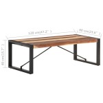 vidaXL Măsuță de cafea, 120x60x40 cm, lemn masiv vidaXL Măsuță de cafea, 120x60x40 cm, lemn masiv