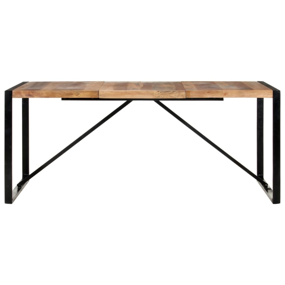 vidaXL Masă de bucătărie, 180x90x75 cm, lemn masiv