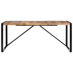vidaXL Masă de bucătărie, 180x90x75 cm, lemn masiv vidaXL Masă de bucătărie, 180x90x75 cm, lemn masiv
