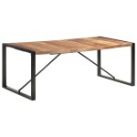 vidaXL Masă de bucătărie, 200x100x75 cm, lemn masiv vidaXL Masă de bucătărie, 200x100x75 cm, lemn masiv