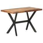 vidaXL Masă de bucătărie, 120x60x75 cm, lemn masiv cu finisaj miere