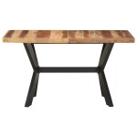 vidaXL Masă de bucătărie, 140x70x75 cm, lemn masiv, finisaj miere vidaXL Masă de bucătărie, 140x70x75 cm, lemn masiv, finisaj miere