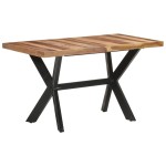 vidaXL Masă de bucătărie, 140x70x75 cm, lemn masiv, finisaj miere vidaXL Masă de bucătărie, 140x70x75 cm, lemn masiv, finisaj miere