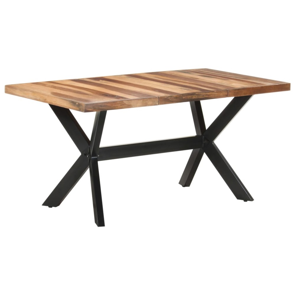 vidaXL Masă de bucătărie, 160x80x75 cm, lemn masiv cu finisaj miere