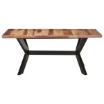 vidaXL Masă de bucătărie, 180x90x75 cm, lemn masiv cu finisaj miere vidaXL Masă de bucătărie, 180x90x75 cm, lemn masiv cu finisaj miere