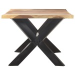 vidaXL Masă bucătărie, 200x100x75 cm, lemn masiv cu finisaj miere vidaXL Masă bucătărie, 200x100x75 cm, lemn masiv cu finisaj miere
