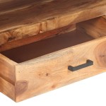 vidaXL Comodă TV, 120 x 35 x 45 cm, lemn masiv cu finisaj miere
