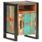 vidaXL Noptieră, 40 x 35 x 55 cm, lemn masiv reciclat vidaXL Noptieră, 40 x 35 x 55 cm, lemn masiv reciclat