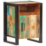 vidaXL Noptieră, 40 x 35 x 55 cm, lemn masiv reciclat vidaXL Noptieră, 40 x 35 x 55 cm, lemn masiv reciclat