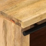 vidaXL Comodă TV, 90 x 35 x 40 cm, lemn masiv de mango