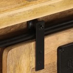 vidaXL Comodă TV, 90 x 35 x 40 cm, lemn masiv de mango