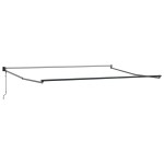 vidaXL Copertină retractabilă automat, maro, 400x300 cm