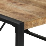 vidaXL Masă de bucătărie, 140x140x75 cm, lemn de mango nefinisat vidaXL Masă de bucătărie, 140x140x75 cm, lemn de mango nefinisat