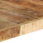 vidaXL Masă de bucătărie, 140x140x75 cm, lemn de mango nefinisat vidaXL Masă de bucătărie, 140x140x75 cm, lemn de mango nefinisat